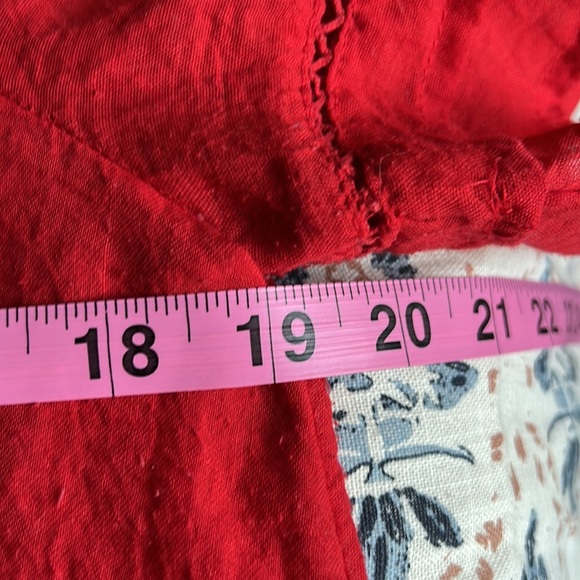 Red Top with Floral Embroidery - Picture 5 of 7